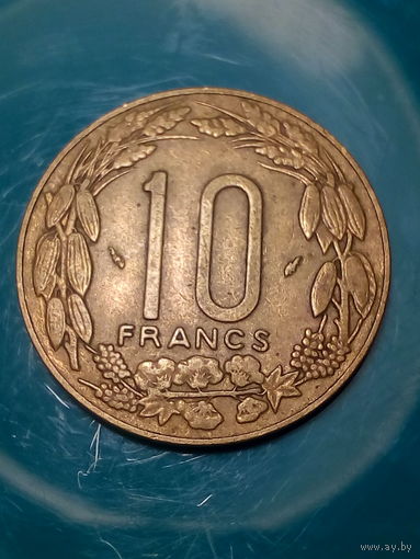 10 франков Камерун 1983 год.