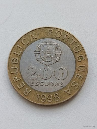 Португалия. 200 эскудо 1998 года. (4)
