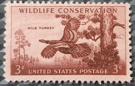 1956  Охрана дикой природы: Дикая индейка США