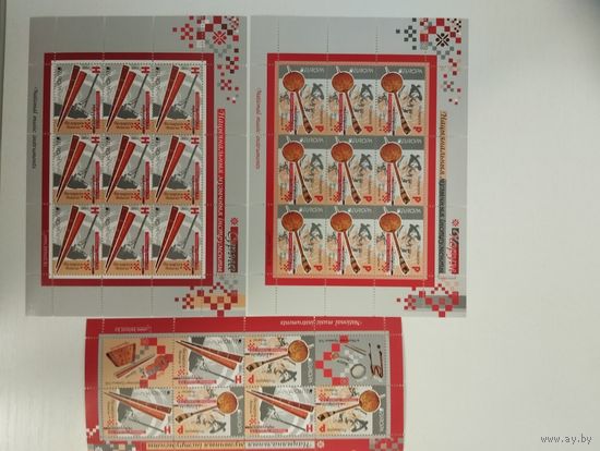 Беларусь 2014 Музыкальные инструменты