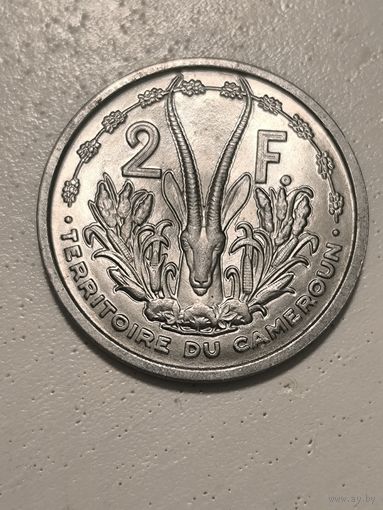 Cameroon francaise 1948    2 francs