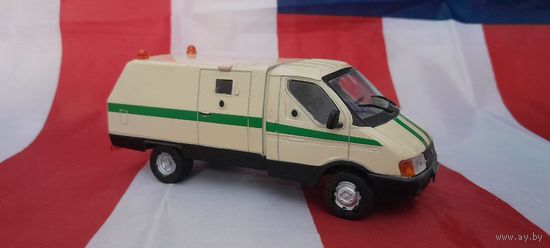 Машинка (модель) deagostini 1:43  ГАЗ-3302 Ратник