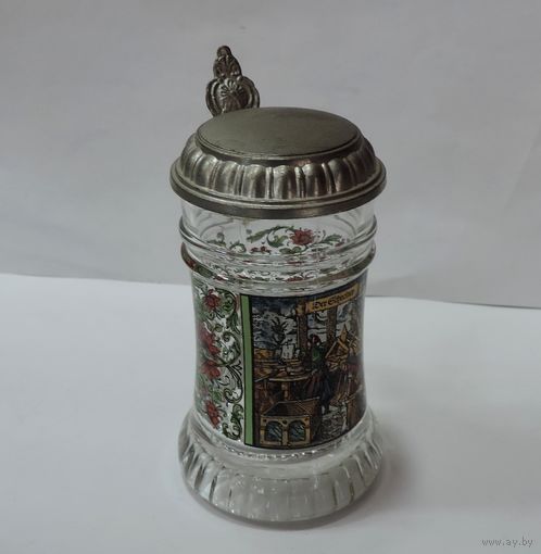 Кружечка коньячная (ликёрная) 70-е годы Германия. Высота 8.5 см.