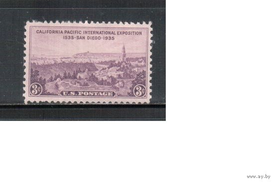 США-1935, (Скотт.773), **, Выставка в Сан-Диего (Одиночка)