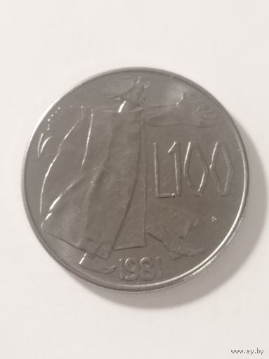 Сан Марино 100 лир Мир 1981