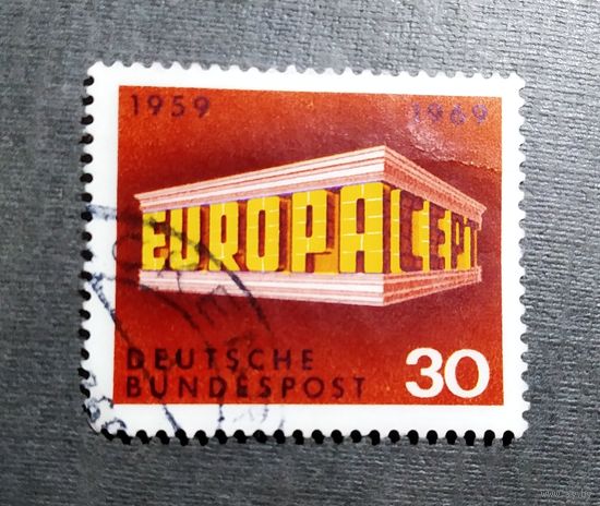 Марка Германия 1969 год Европа СЕРТ