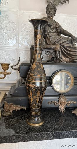 Винтажная ваза латунь