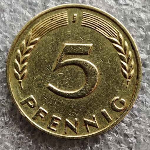 Германия 5 пфеннигов 1968 г. J