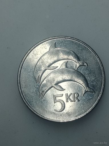 Исландия 5 крон  2008  года .