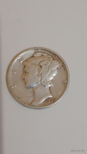 США 1 дайм 1935