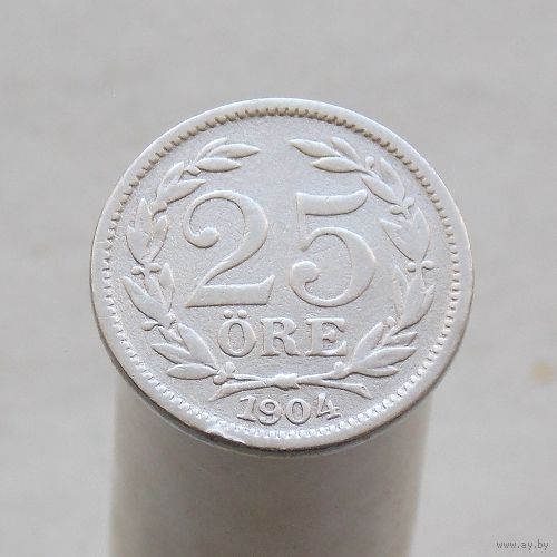 Швеция 25 эре 1904