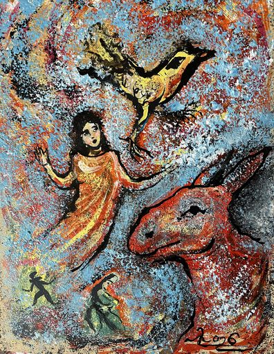 Панно акрил картон