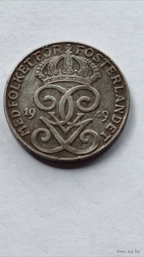 Швеция. 2 оре 1949 года.