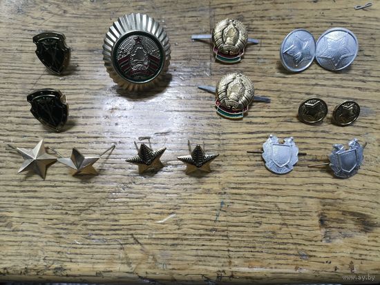 Пуговицы звёздочки кокарда знаки различия, старт с 10 руб