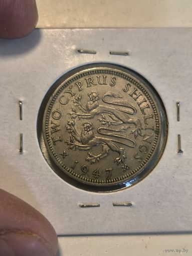 1947 Кипр 2 шиллинга