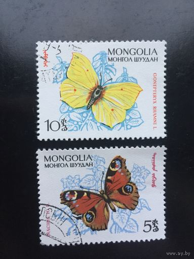 Монголия 1963 год. Бабочки