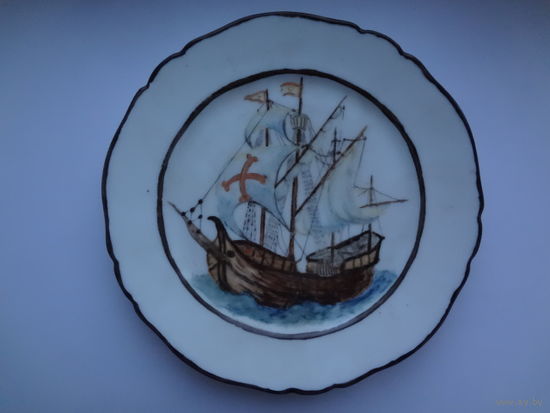 Тарелка сувенирная Каравелла.