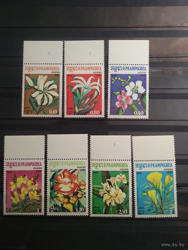 Камбоджа 1984г. Цветы.
