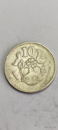 Кипр 10 цент 1983