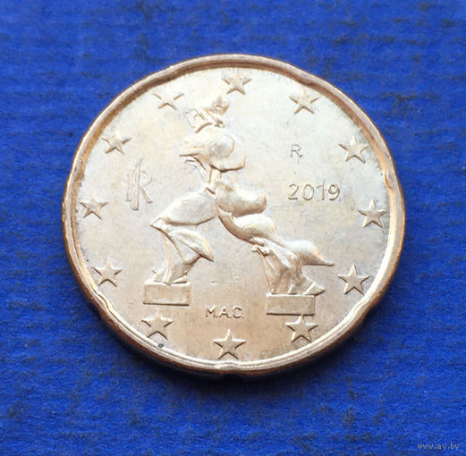 Италия 20 евроцентов 2019