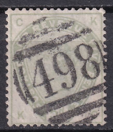 77.Br. Великобритания. Виктория. 5P. 1884 г. Mi.#78.