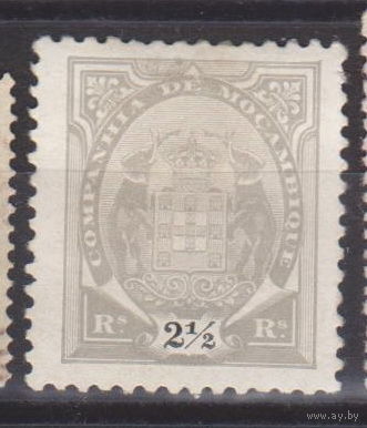 Слоны герб Мозамбик 1907 год лот 4 ЧИСТАЯ