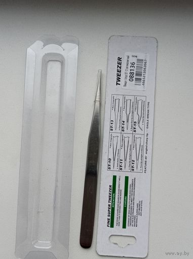 Пинцет, антимагнитный, для часовых работ, новый.