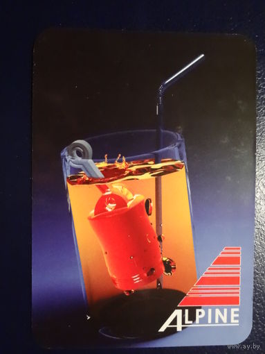 Календарик 2007 г. Alpine.