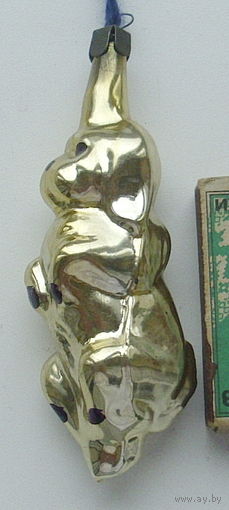 Ёлочная игрушка. Собачка. Д-72.