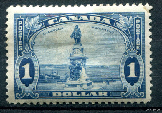Британские колонии - Канада - 1935г. - ландшафты, виды, памятник, 1 $ - 1 марка - MH [Mi 187]. #3-WB-92-A-1