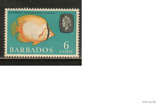 Барбадос-1965(Мих.240) , ** , Морская  Фауна, Рыбы