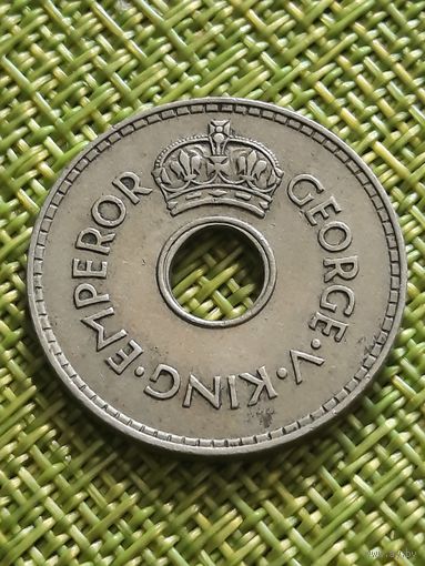 Фиджи 1 пенни, 1936 г Георг V