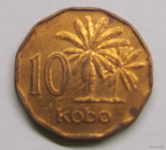 Нигерия 10 кобо 1991 г