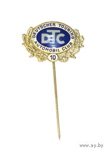 Германия. Значок немецкого автомобильного клуба "Deutscher Touring Automobil Club" (DTC) за 10 лет членства