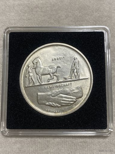 5 франков 1939 год. Выставка в Цюрихе. Швейцария. Серебро 835 пр.