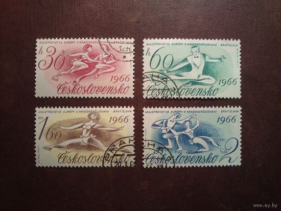 Чехословакия 1966 г.Чемпионат Европы по фигурному катанию, Братислава./41а/