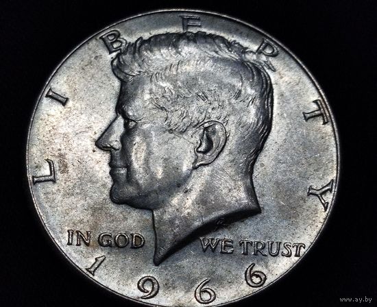 1/2 доллара 1966 г. Серебро.