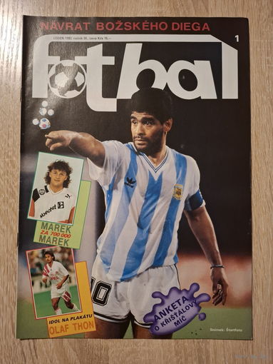 Журнал Fotbal sport 1-1993