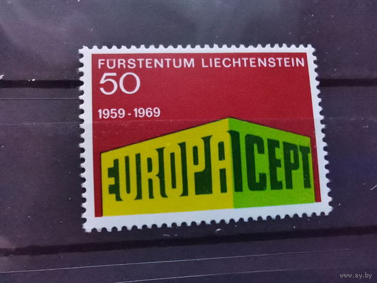 Лихтенштейн 1969г. Марка ЕВРОПА. Полная серия **
