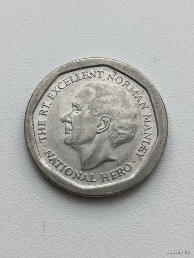 Ямайка. 5 долларов 1995 года. (4)