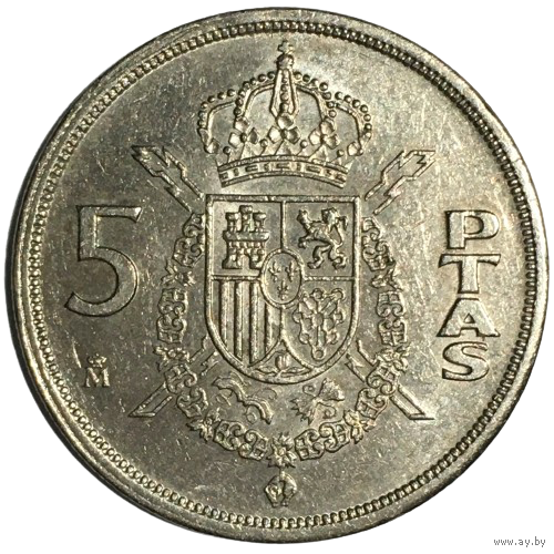 Испания 5 песет, 1983