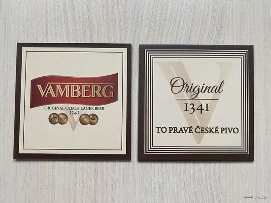 Подставка под пиво Vamberg No 1 /Чехия/