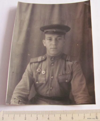 Фото 11 младший сержант связи, участник войны, знак отличник