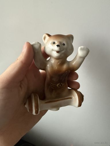 Мишки олимпийские фарфор