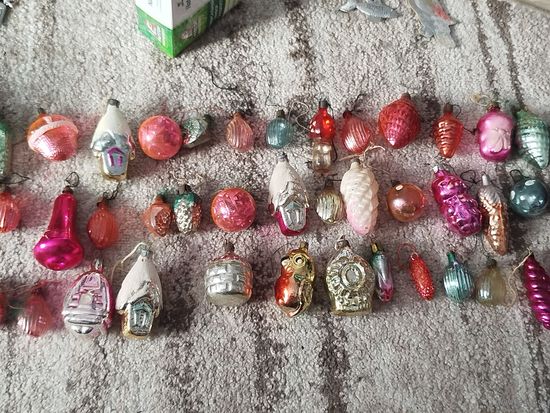 Ёлочные игрушки ссср ,с рубля
