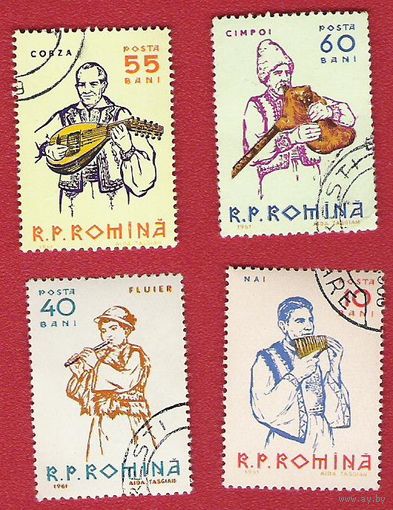 Румыния 1961 Музыкальные инструменты