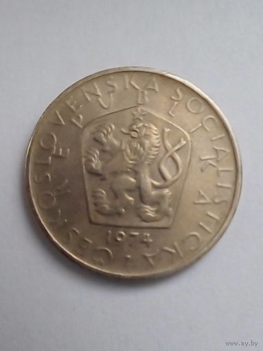 Чехословакия.5 крон 1974 г.