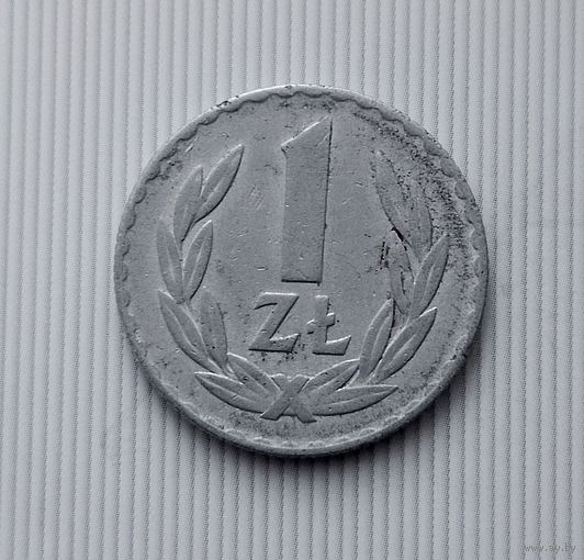 1 злотый 1975 года Польша. Народная Республика.