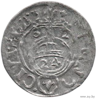 Город Эльблонг (Эльблёнг, Эльбинг). Королевство Швеция. 3 полугроша (полторак, паўтарак) 1632. Густав II Адольф Ваза. Серебро.