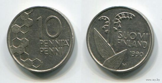 Финляндия. 10 пенни (1990)